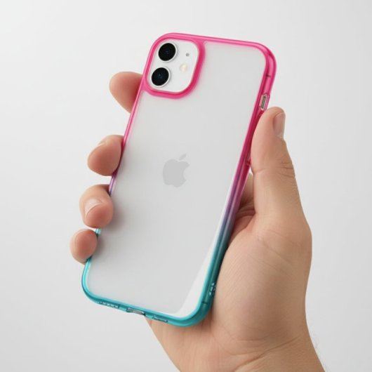 Funda Bumper Reforzada Degradada Para Iphone 12