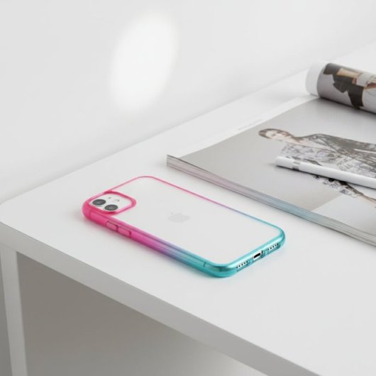Funda Bumper Reforzada Degradada Para Iphone 12