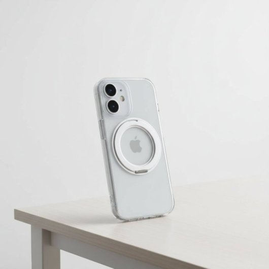Funda Transparente Compatible Con Magsafe Ring Para Iphone 17
