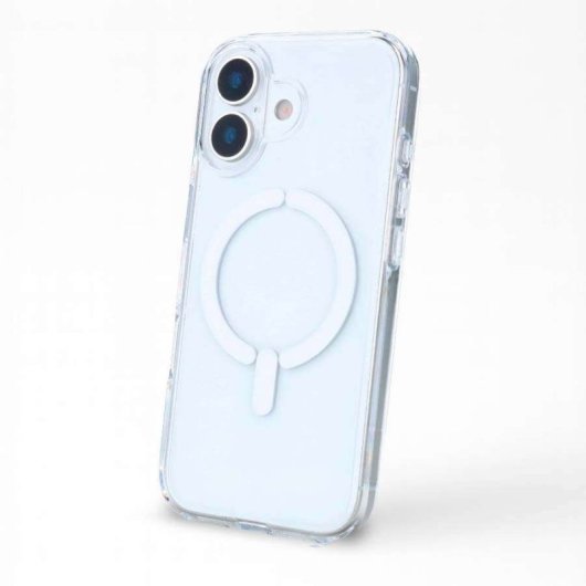 Funda Transparente Logo Compatible Con Magsafe Para Iphone 17