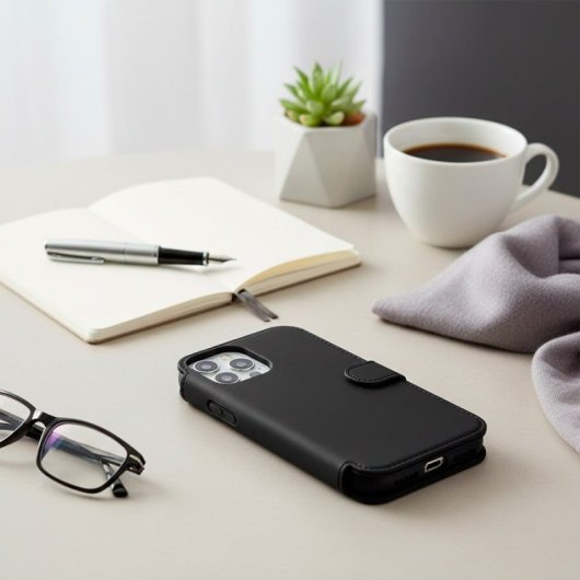 Funda Libro Suave Para Iphone 16 Pro Max