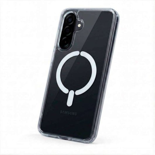 Funda Transparente Logo Compatible Con Magsafe Para Samsung Galaxy A36 5g