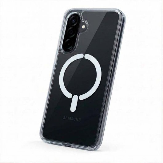 Funda Transparente Logo Compatible Con Magsafe Para Samsung Galaxy A36 5g