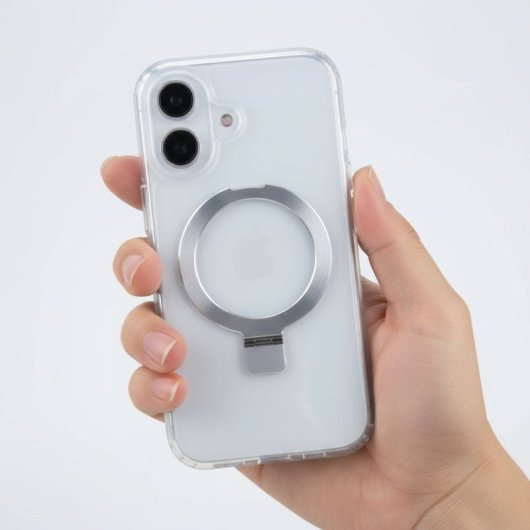 Funda Transparente Compatible Con Magsafe Ring Para Iphone 16 Plus