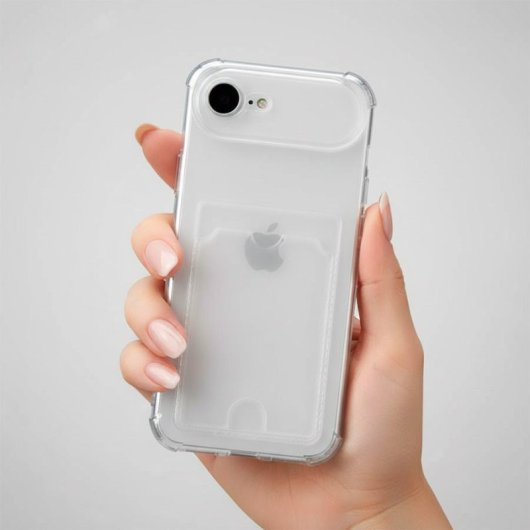 Funda Silicona Cubre Con Tarjetero Para Iphone Air