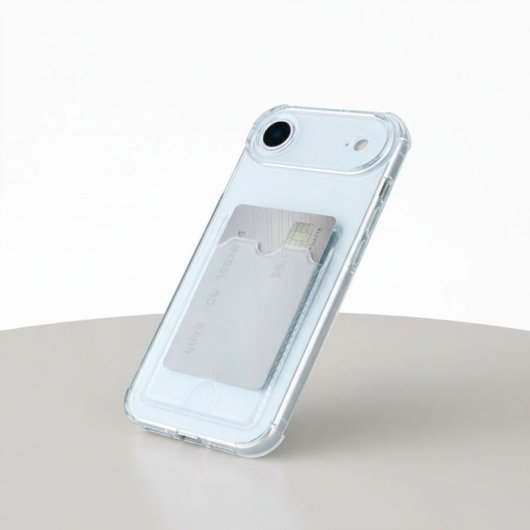 Funda Silicona Cubre Con Tarjetero Para Iphone Air