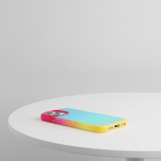 Funda Galaxy Iridiscente Para Iphone 15 Pro Max