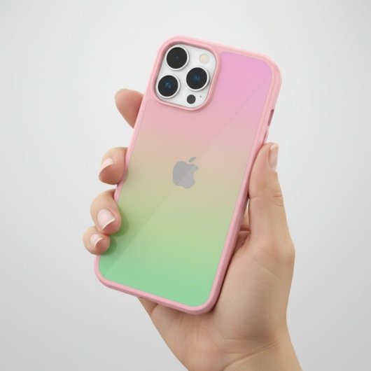 Funda Bumper Iridiscente Para Iphone 16 Pro Max