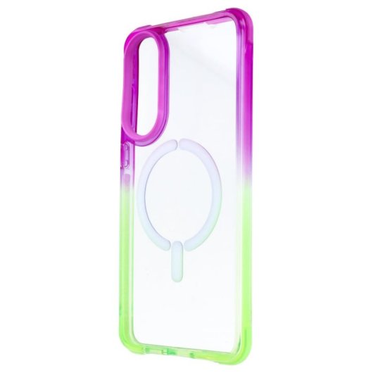 Funda Bumper Reforzada Degradada Compatible Con Magsafe Para Samsung Galaxy S25 Edge