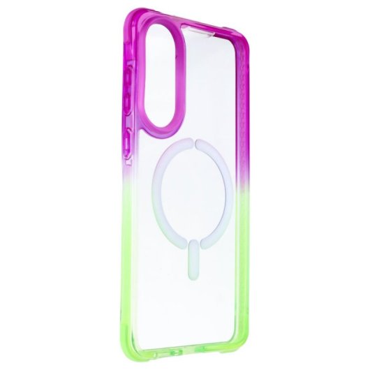 Funda Bumper Reforzada Degradada Compatible Con Magsafe Para Samsung Galaxy S25 Edge