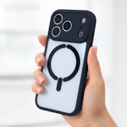 Funda Bumper Compatible Con Magsafe Con Cubre Cámara Para Iphone 17 Pro Max