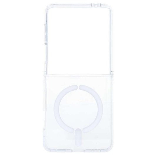 Funda Transparente Logo Compatible Con Magsafe Para Samsung Galaxy Z Flip 7