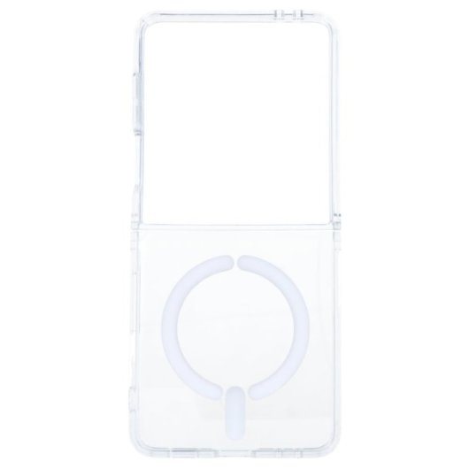 Funda Transparente Logo Compatible Con Magsafe Para Samsung Galaxy Z Flip 7