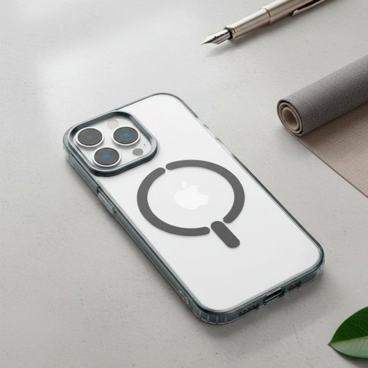 Funda Cam Holder Antiyellow Compatible Con Magsafe Para Iphone 16 Pro Max