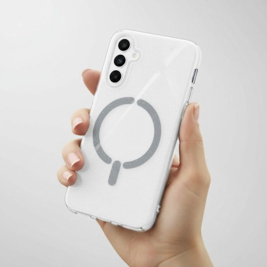 Funda Purpurina Compatible Con Magsafe Para Samsung Galaxy S24