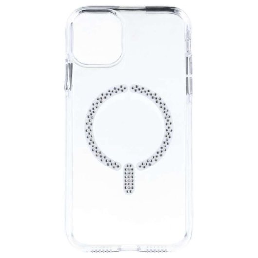 Funda Antiyellow Compatible Con Magsafe Con Brillantes Para Iphone 11