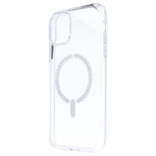 Funda Antiyellow Compatible Con Magsafe Con Brillantes Para Iphone 11