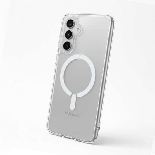 Funda Transparente Logo Compatible Con Magsafe Para Samsung Galaxy A17