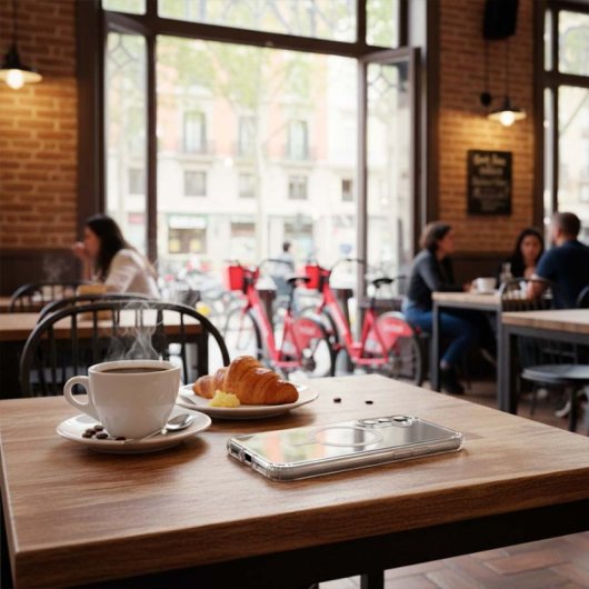 Funda Transparente Logo Compatible Con Magsafe Para Samsung Galaxy A17