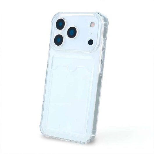 Funda Silicona Cubre Con Tarjetero Para Iphone 17 Pro
