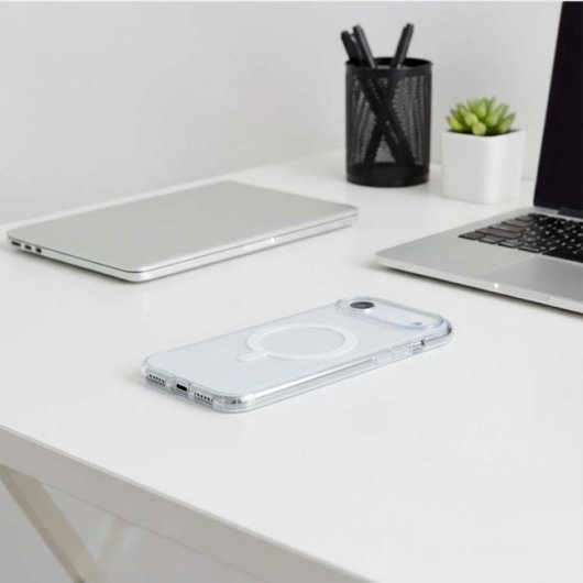 Funda Transparente Logo Compatible Con Magsafe Para Iphone Air