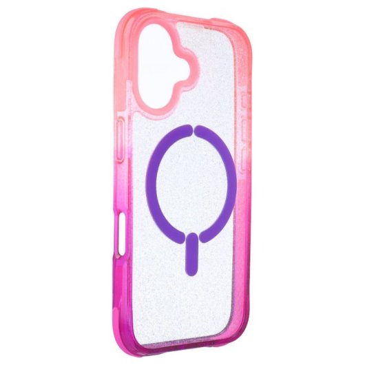 Funda Bumper Reforzada Degradada Compatible Con Magsafe Para Iphone 16 Plus