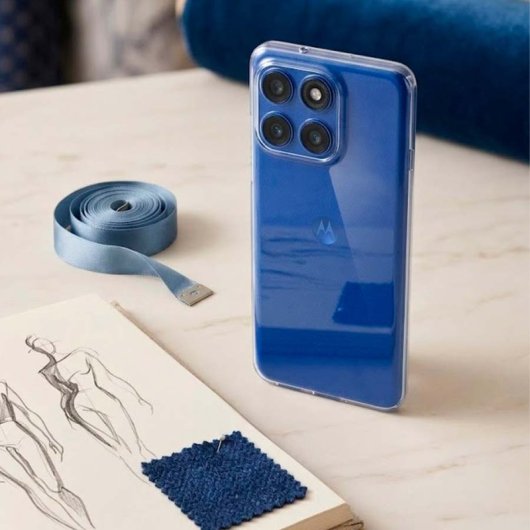 Funda Transparente Antiyellow Para Motorola Moto Edge 60