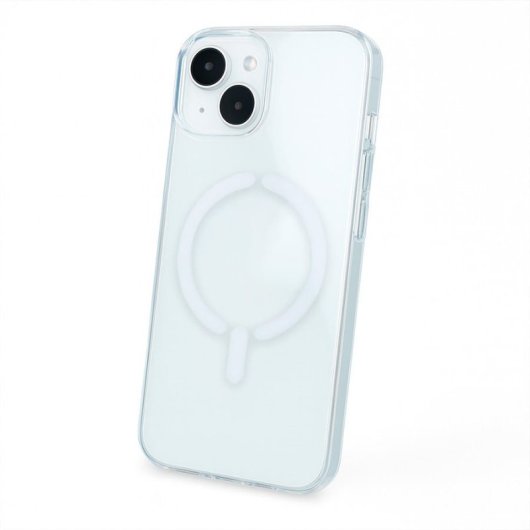 Funda Transparente Logo Compatible Con Magsafe Para Iphone 13