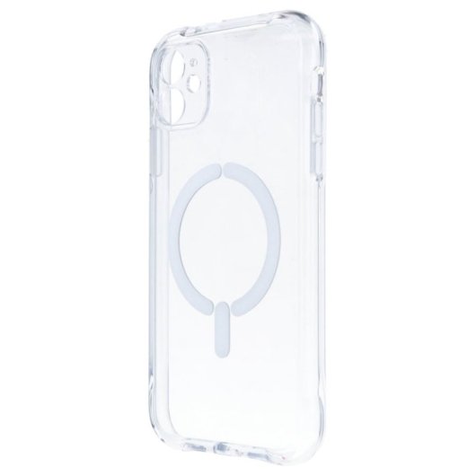 Funda para telemóvel Reforçada Antiyellow Transparente Compatível MagSafe para iPhone 11