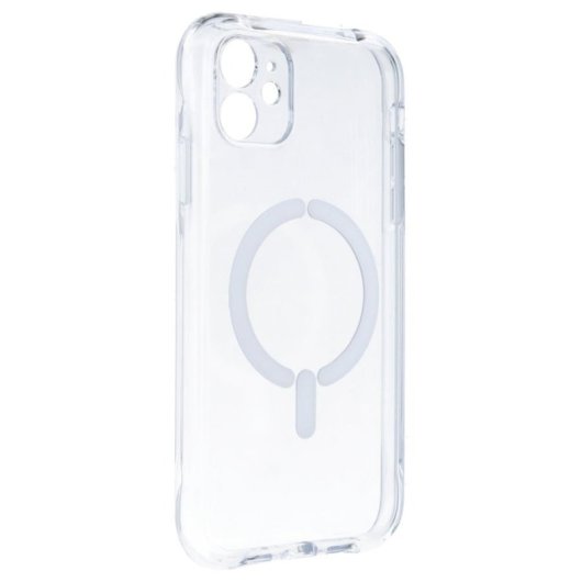 Funda para telemóvel Reforçada Antiyellow Transparente Compatível MagSafe para iPhone 11