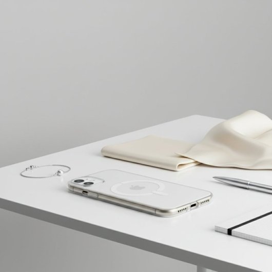 Funda Transparente Antiyellow Compatible Con Magsafe Para Iphone 12