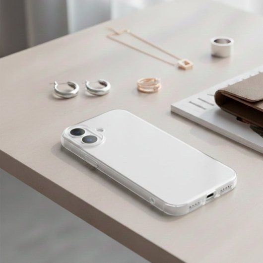 Funda Silicona Transparente Para Iphone 17