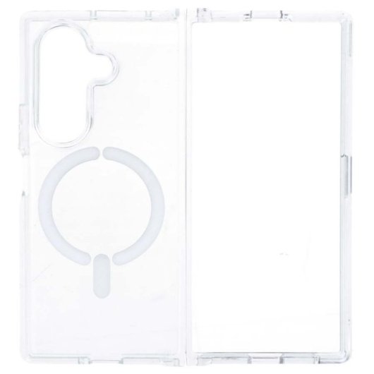 Funda Transparente Logo Compatible Con Magsafe Para Samsung Galaxy Z Fold 7