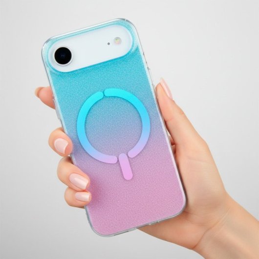 Funda Ring Glitter Compatible Con Magsafe Para Iphone Air