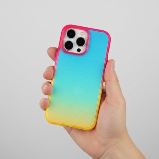 Funda Galaxy Iridiscente Para Iphone 16 Pro