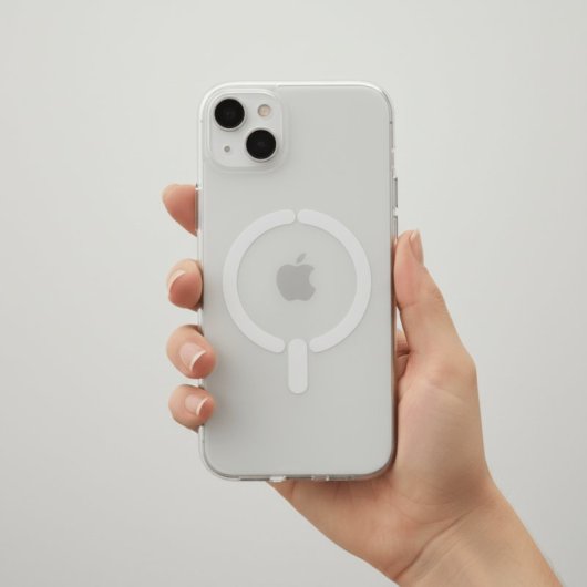 Funda Transparente Antiyellow Compatible Con Magsafe Para Iphone 15
