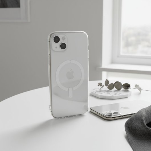 Funda Transparente Antiyellow Compatible Con Magsafe Para Iphone 15