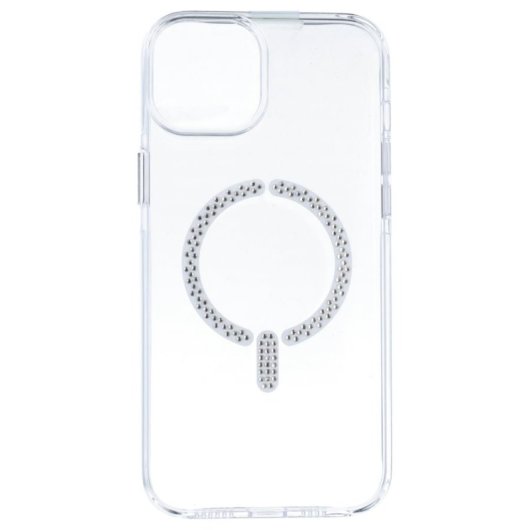 Funda Antiyellow Compatible Con Magsafe Con Brillantes Para Iphone 15 Plus