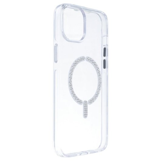Funda Antiyellow Compatible Con Magsafe Con Brillantes Para Iphone 15 Plus