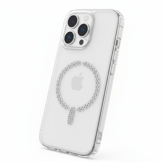 Funda Antiyellow Compatible Con Magsafe Con Brillantes Para Iphone 13 Pro Max