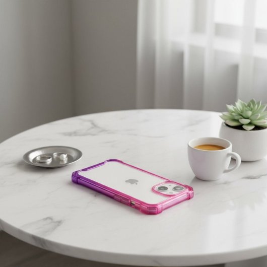 Funda Reforzada Degradada Colgante Para Iphone 15