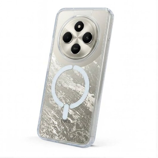 Funda Transparente Logo Compatible Con Magsafe Para Xiaomi Poco C75