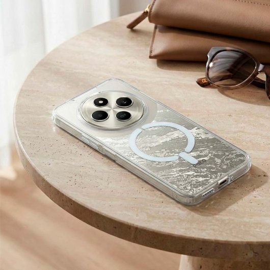 Funda Transparente Logo Compatible Con Magsafe Para Xiaomi Poco C75