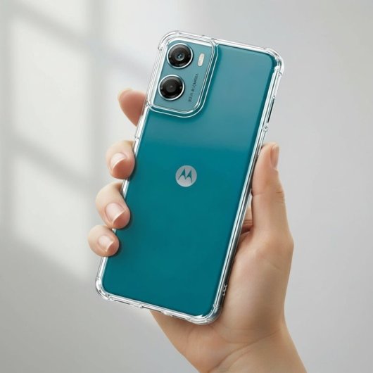 Funda Silicona Transparente Para Motorola Moto G06