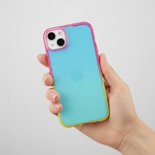 Funda Galaxy Iridiscente Para Iphone 15 Plus