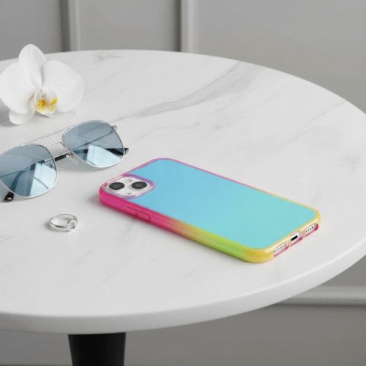 Funda Galaxy Iridiscente Para Iphone 15 Plus