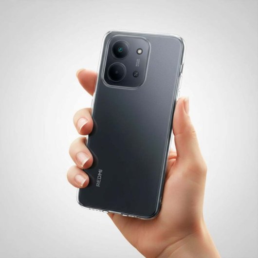 Funda Silicona Transparente Para Xiaomi Redmi 15c