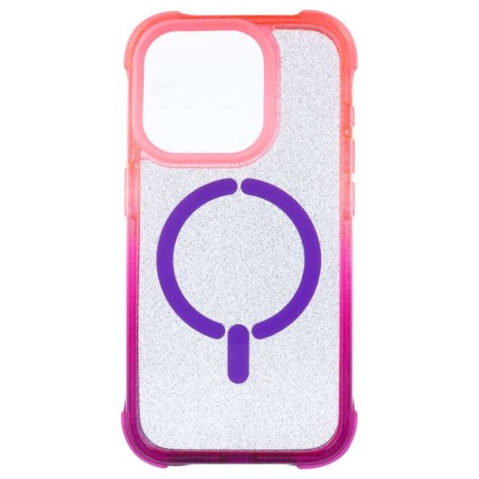 Funda Bumper Reforzada Degradada Compatible Con Magsafe Para Iphone 15 Pro Max