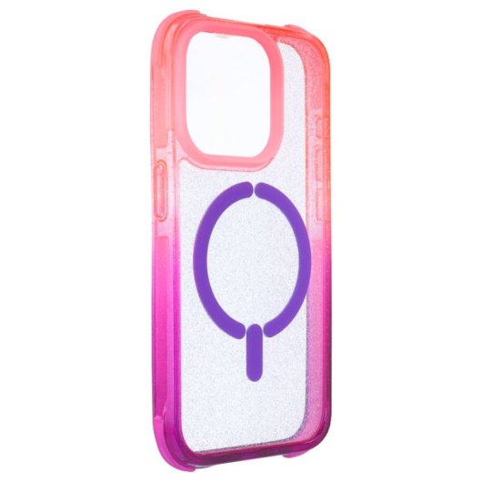 Funda Bumper Reforzada Degradada Compatible Con Magsafe Para Iphone 15 Pro Max
