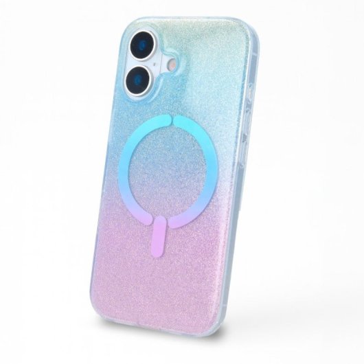 Funda Ring Glitter Compatible Con Magsafe Para Iphone 16 Plus